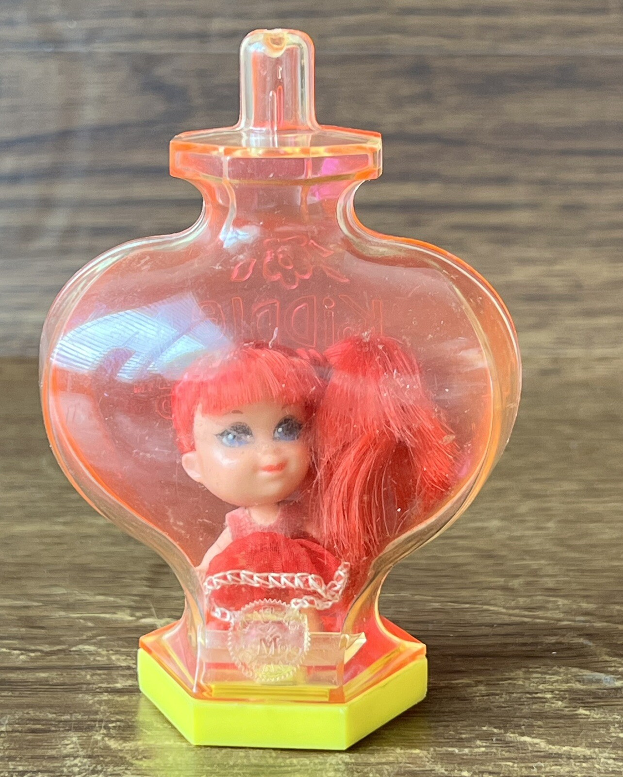 Vintage Kiddle Kologne Rosebud Doll & Bottle Mattel Toy Makers 1967 READ