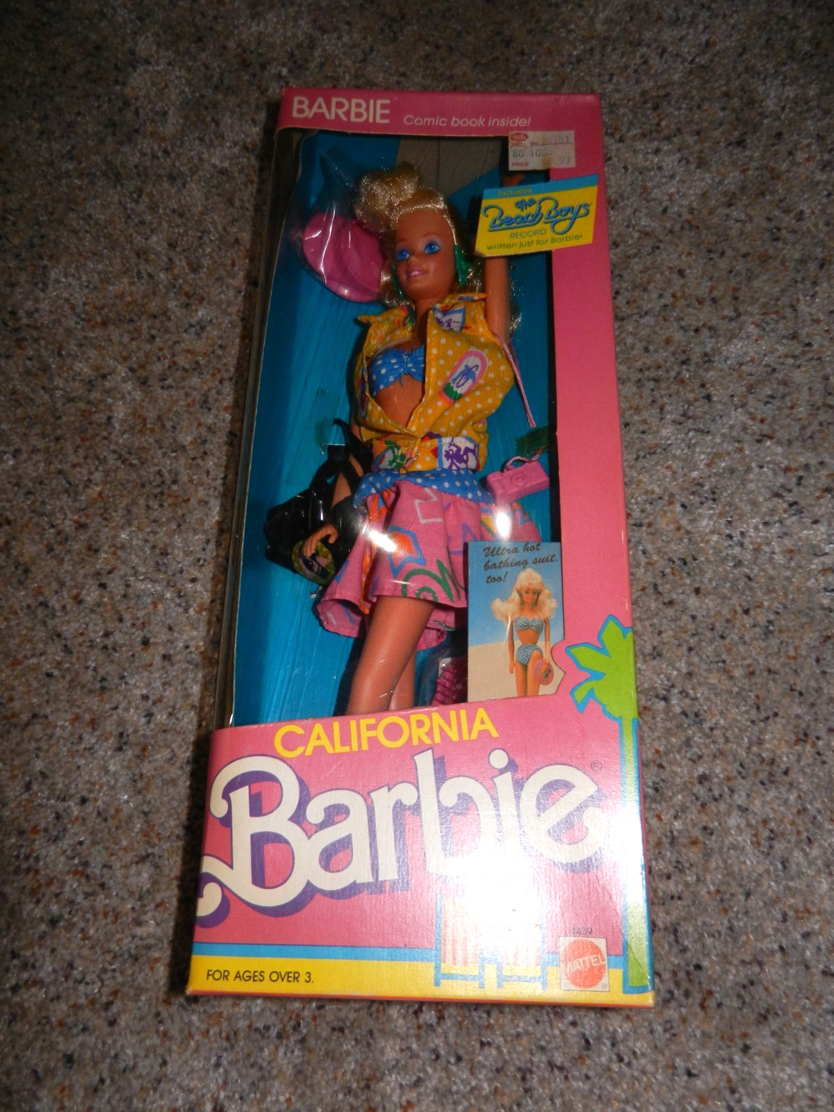 1987 CALIFORNIA BARBIE NRFB #4439