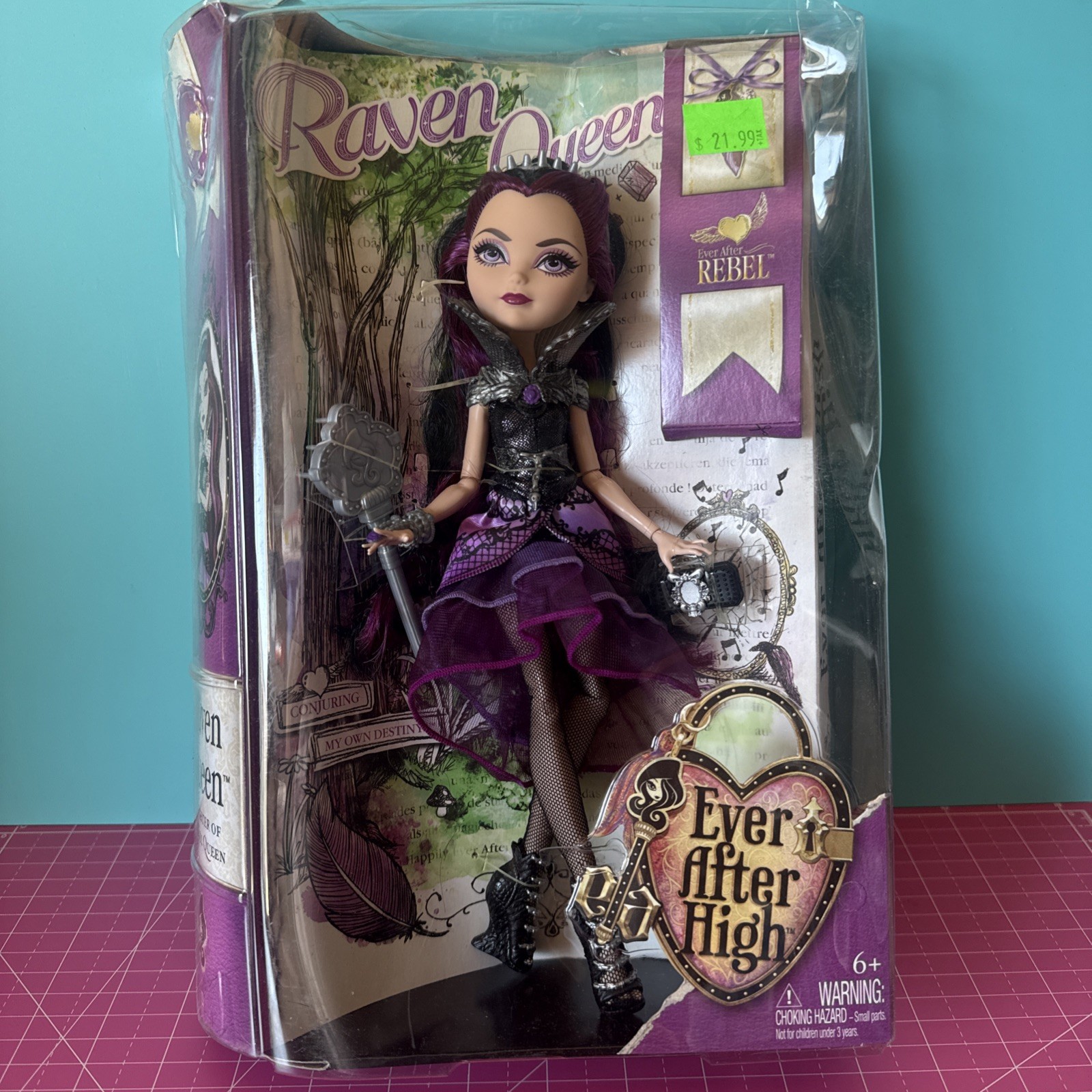Ever After High Raven Queen First Chapter Rebel Mattel 2013(Daughter Evil Queen)