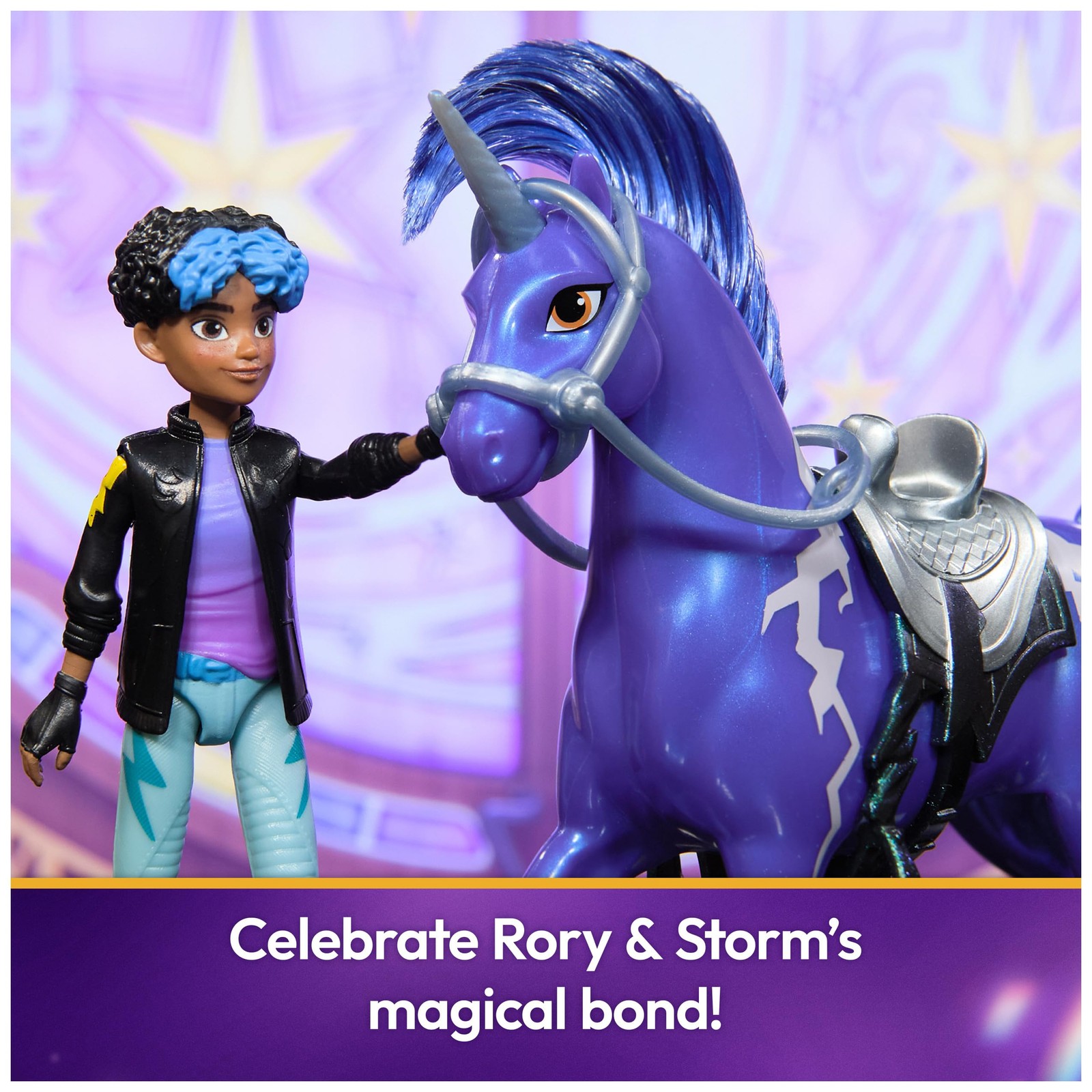, Rory & Storm Set with 2 Riding Accessories & Hair Styling Tool, Dolls & Uni…
