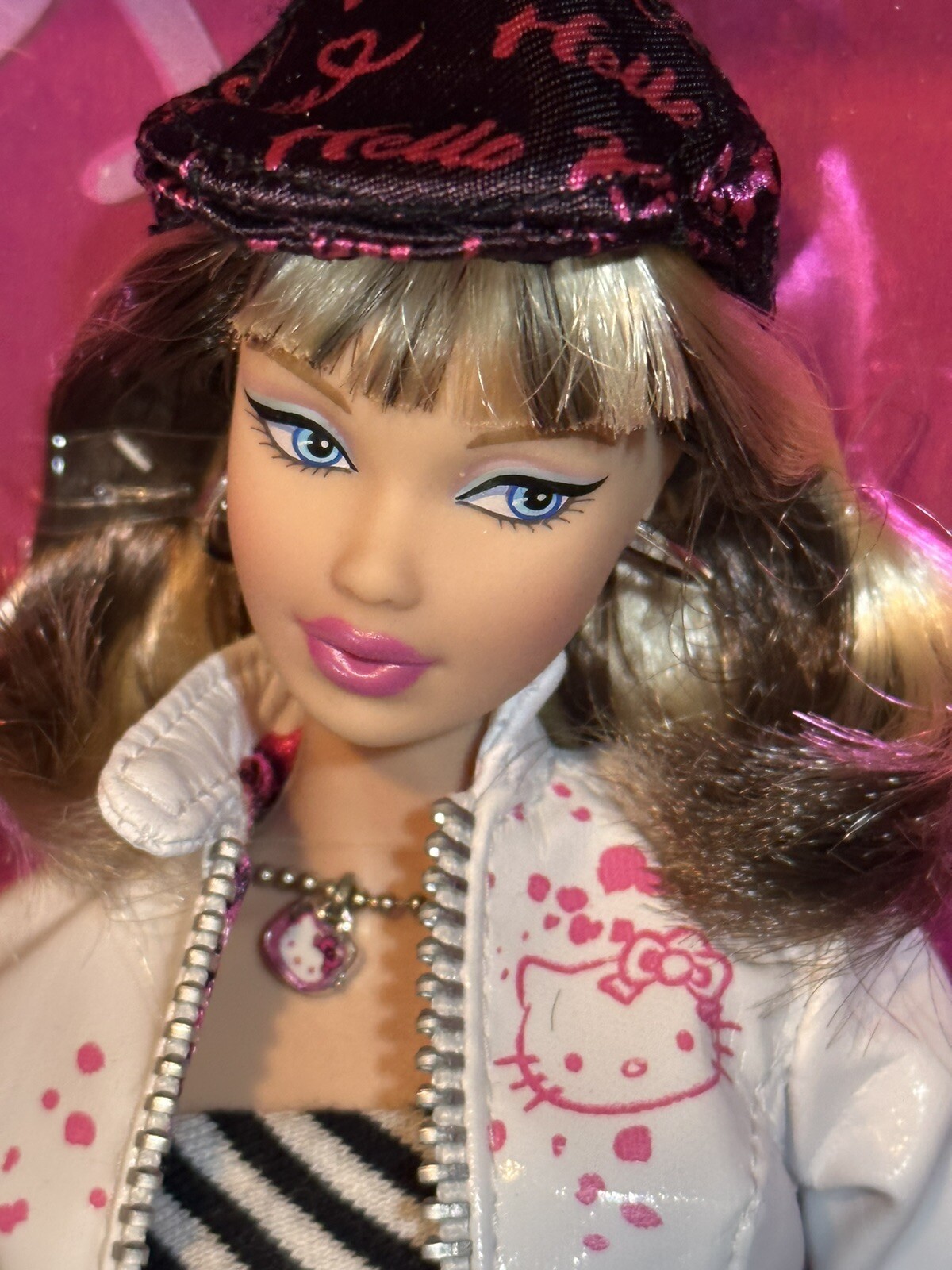 Sanrio Hello Kitty Steffi Face Barbie w Two Hair Colors 2007 Mattel L4687 New ?