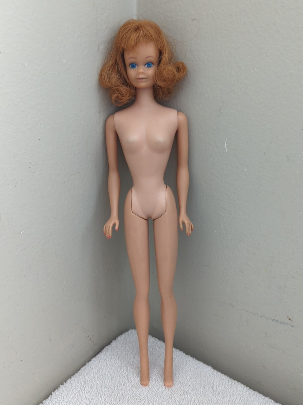 VINTAGE FRECKLES 1958 MIDGE BARBIE DOLL Reddish Brown Hair