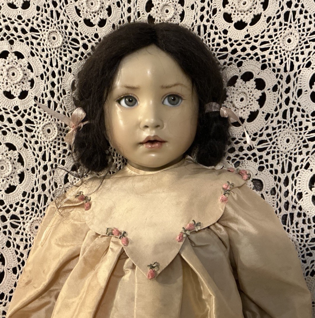 RARE BRIGITTE STARCZEWSKI-DEVAL ARTIST DOLL WAX OVER PORCELAIN STUNNING 1990 21”