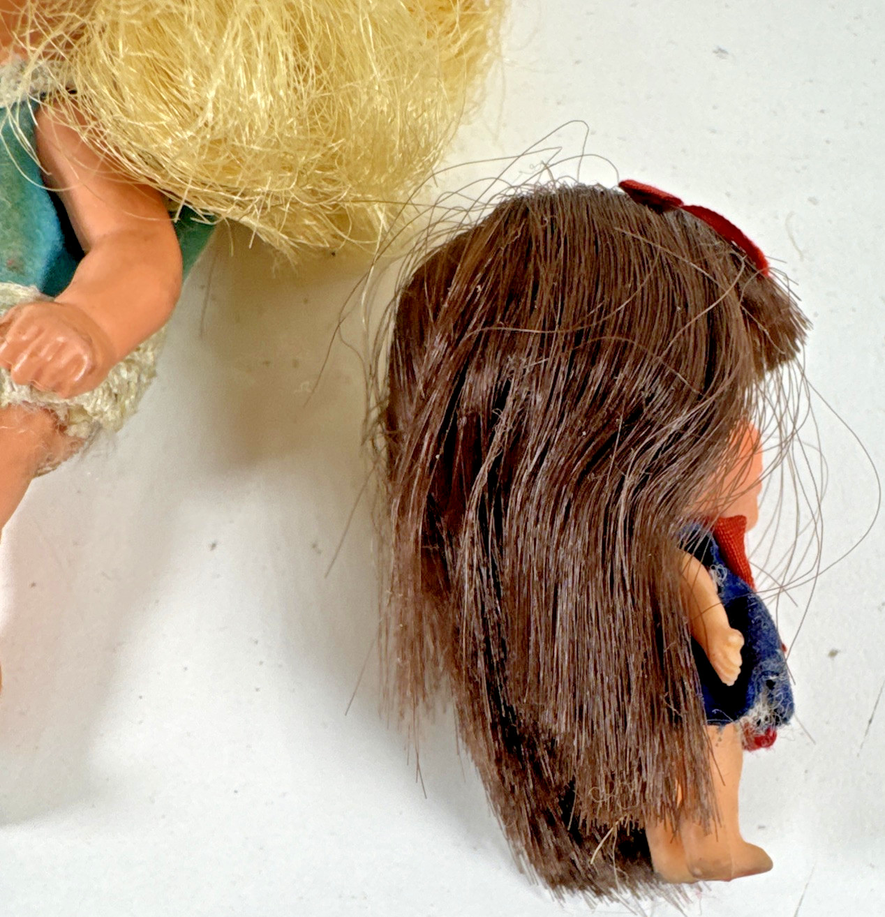 MATTEL LIDDLE KIDDLES Liz &Lilac Kiddle 2″ AND 4″Suki Skediddle 1960’s READ!
