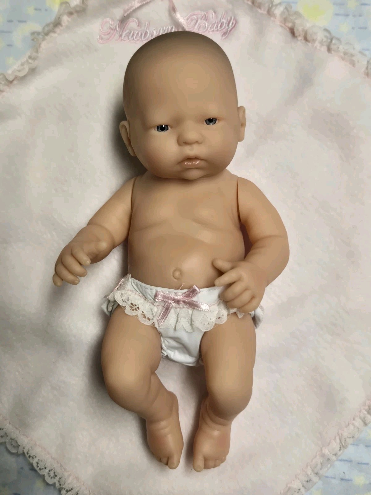 Vintage 1992 For Keeps! Berengeur 9.5″ Baby Girl Doll-Soft Vinyl-In Box #18420