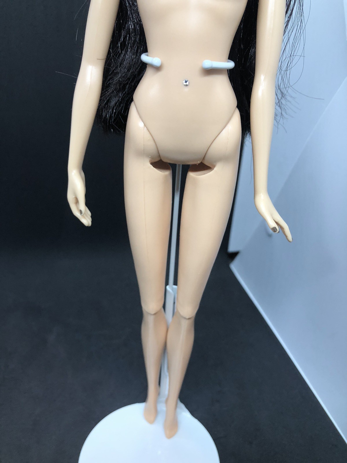2009 Harley Davidson Barbie Doll Model Muse Body Piercing Bangs for OOAK Repaint