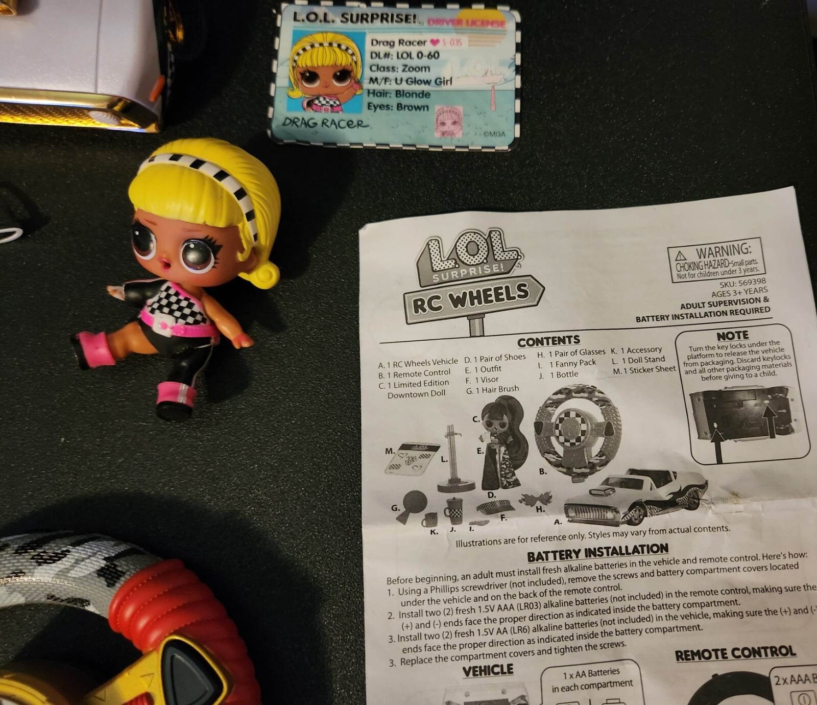 LOL surprise dolls LG used lot- several sets+ big BB + RC Wheelz included