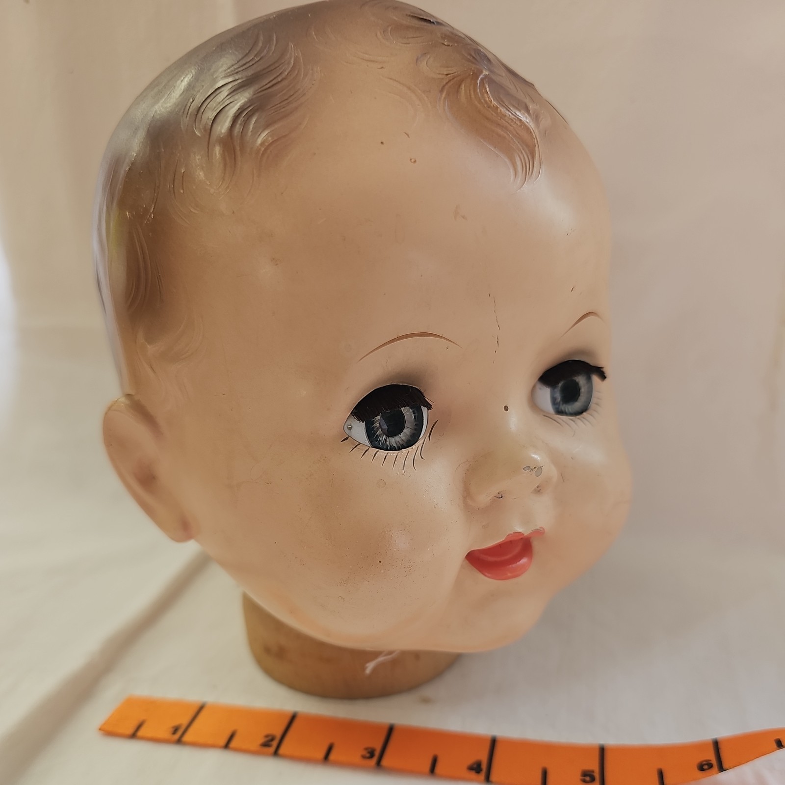 Doll Head Sleep Eyes Made In USA Vintage 1940s