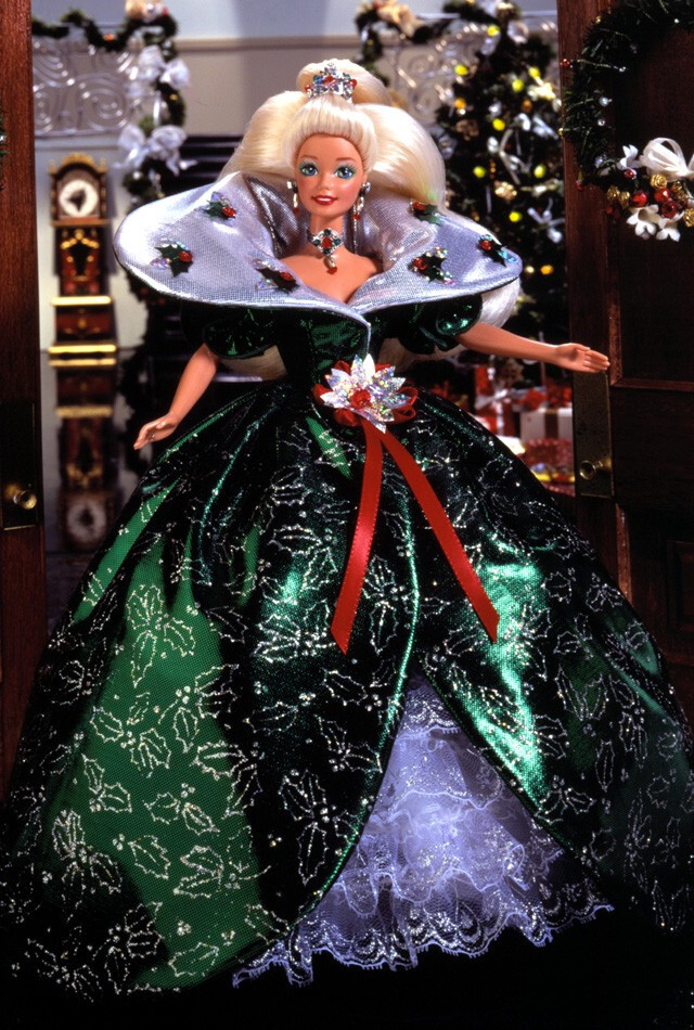Barbie Doll 1995 Happy Holidays Special Edition Mattel #14123