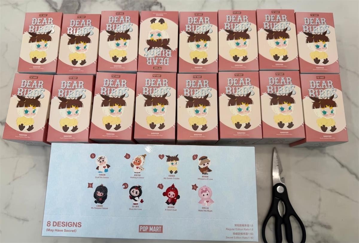 Authentic POP MART Dear Birds Series Plush Pendant