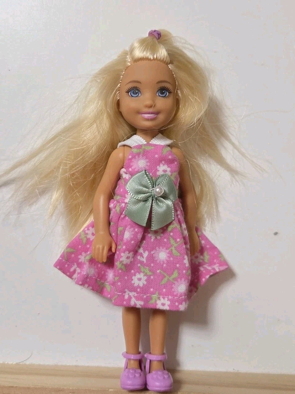 Handmade Ooak Doll Cloth CHELSEA KELLY Doll & Pink Dress Clone ? Ooak EUC C193