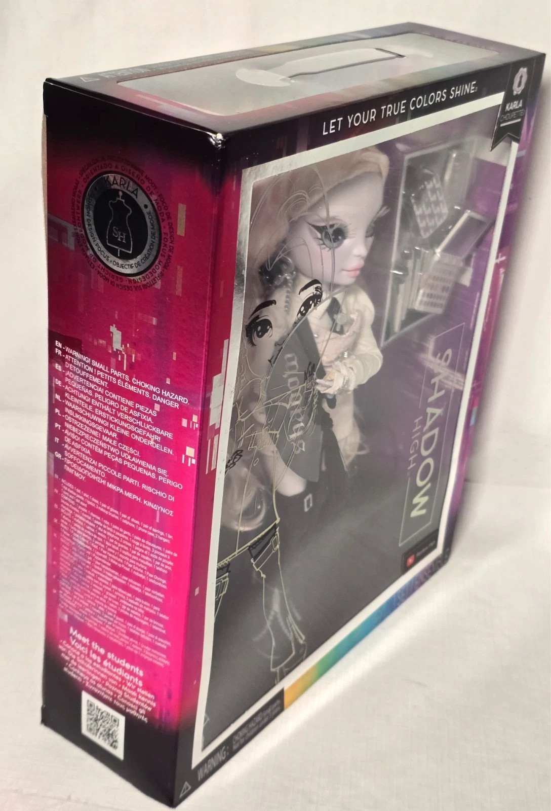 New Rainbow High Shadow High Karla Choupette- Pink Fashion Doll ✈️Ships in 24hr✈