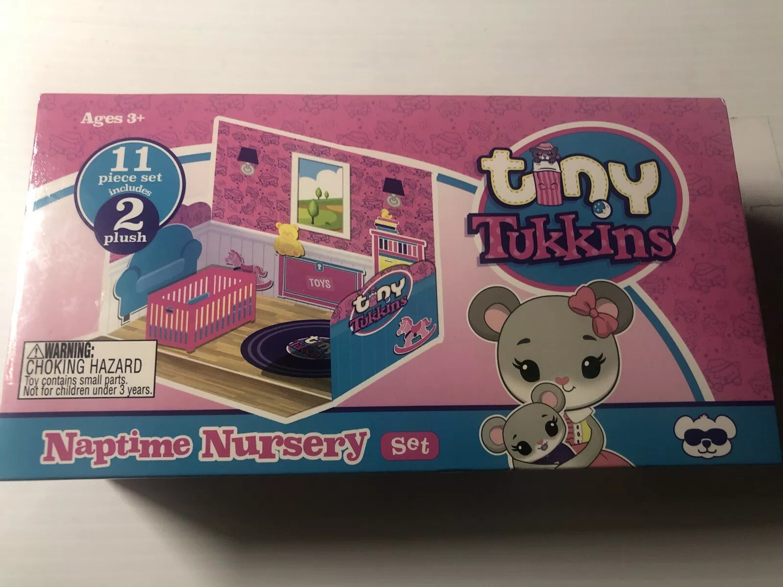 Tiny Tukkins Playset Assortment with Plush Stuffed Character, Mouse