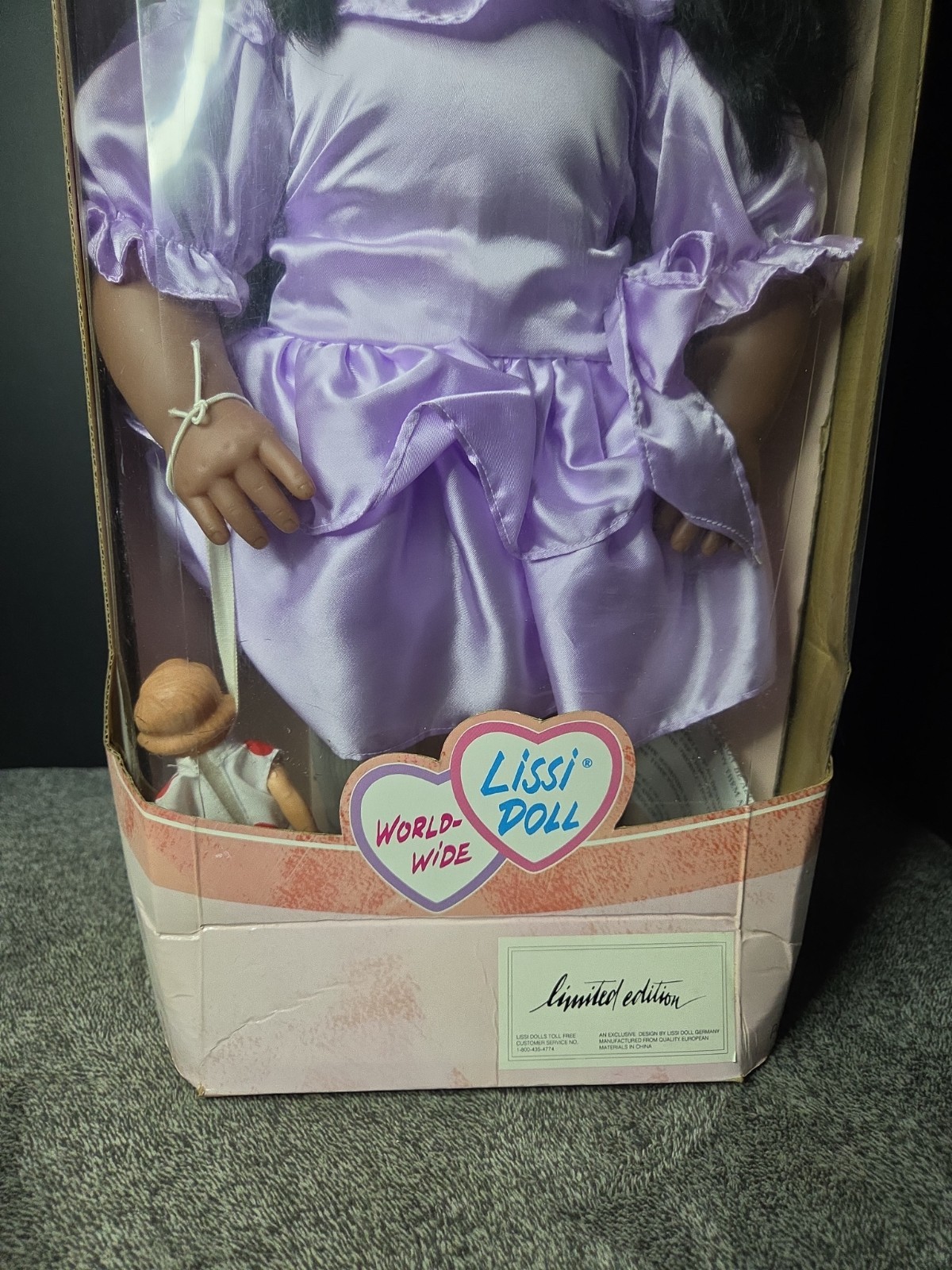 Lissi Doll Limited Edition African American Lavender Dress World-Wide RARE!