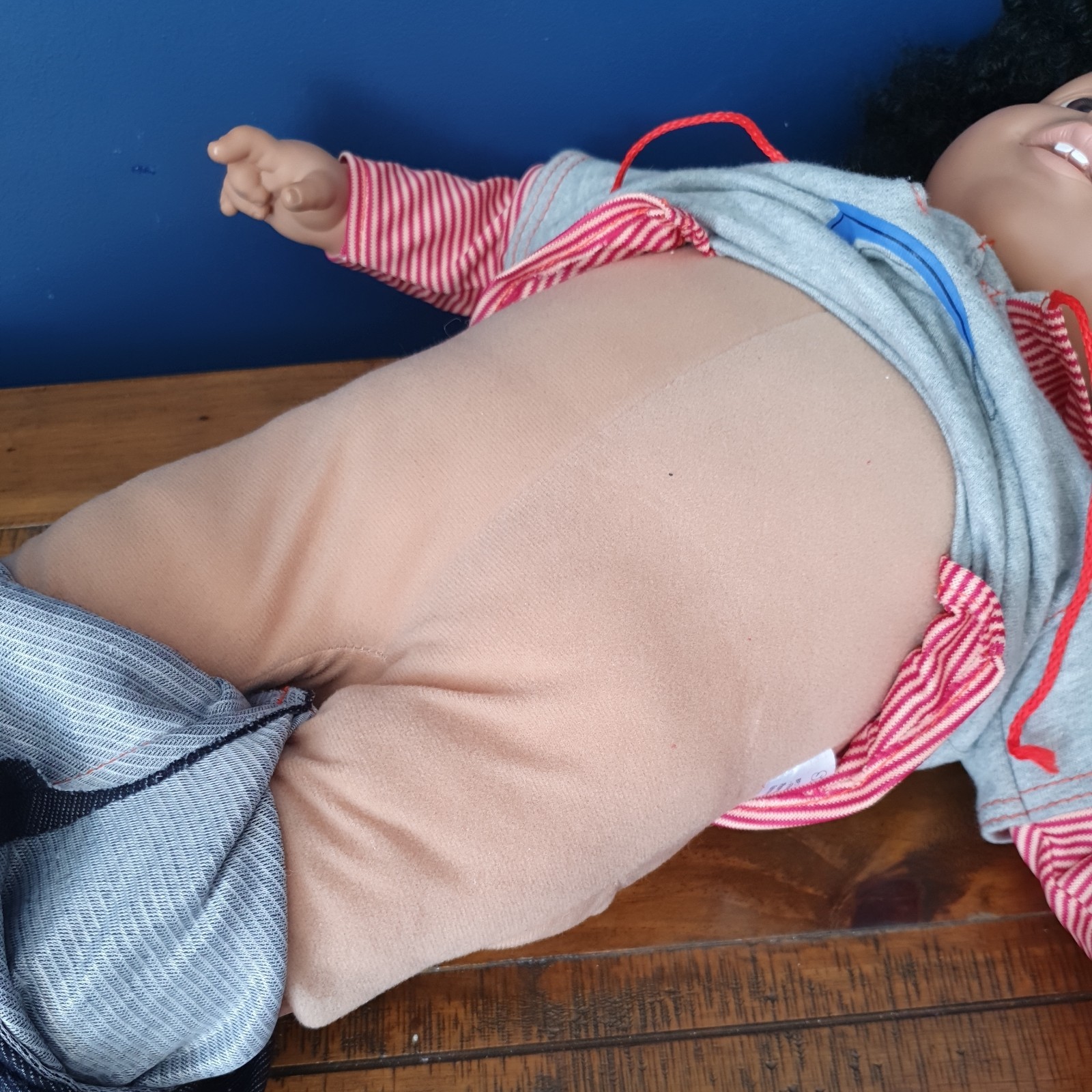 Vintage boy doll 25″ Smoby Roby Rio & Rosie