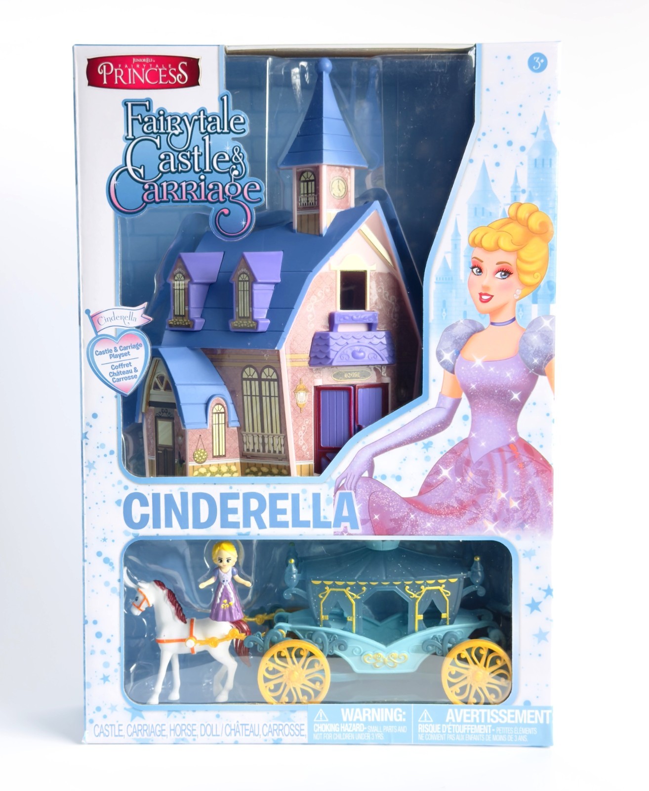 Forever Clever Fairytale Princess – Cinderella Castle and Carriage Playset- NEW