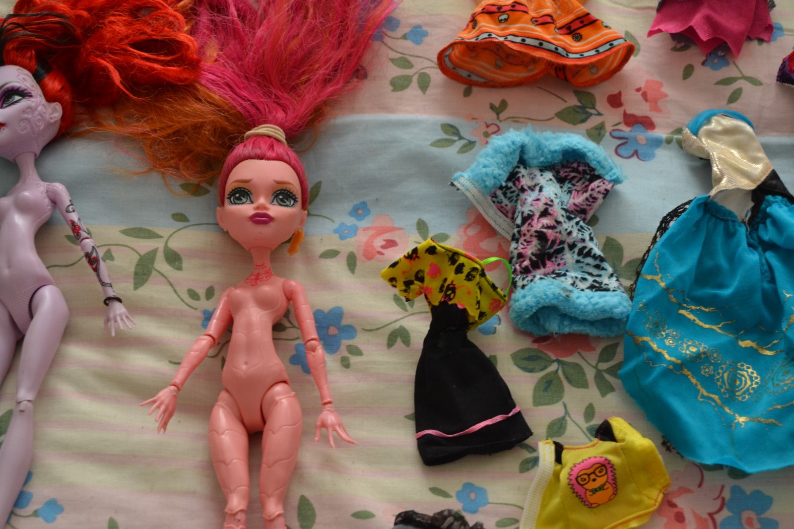 Bundle 14 x Mattel Monster High Dolls Clawdeen Skelita Cleo Venus & Accessories