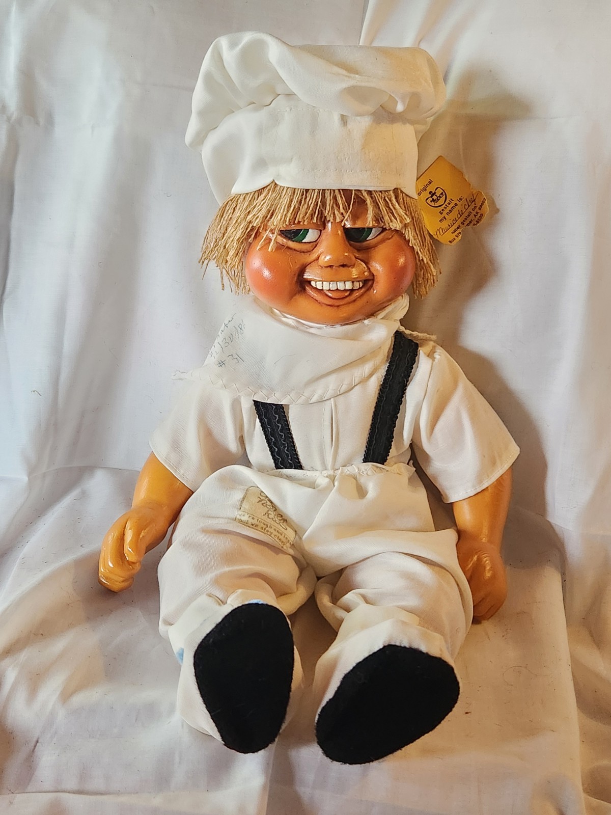 1986 Naber Kid Maurice The Chef Doll Signed By The Artist