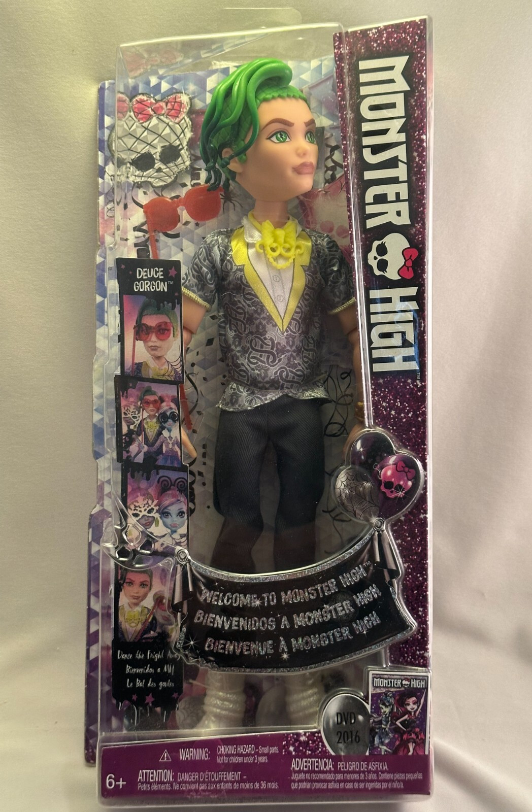 MONSTER HIGH DEUCE GORGON WELCOME TO MONTER HIGH DANCE THE FRIGHT AWAY SEE PHOTS
