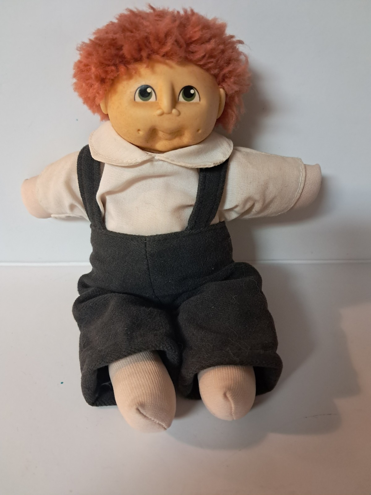 Vintage Rubber/Vinyl Cabbage Patch Doll Style 9″ w/ Homemade Amish Style