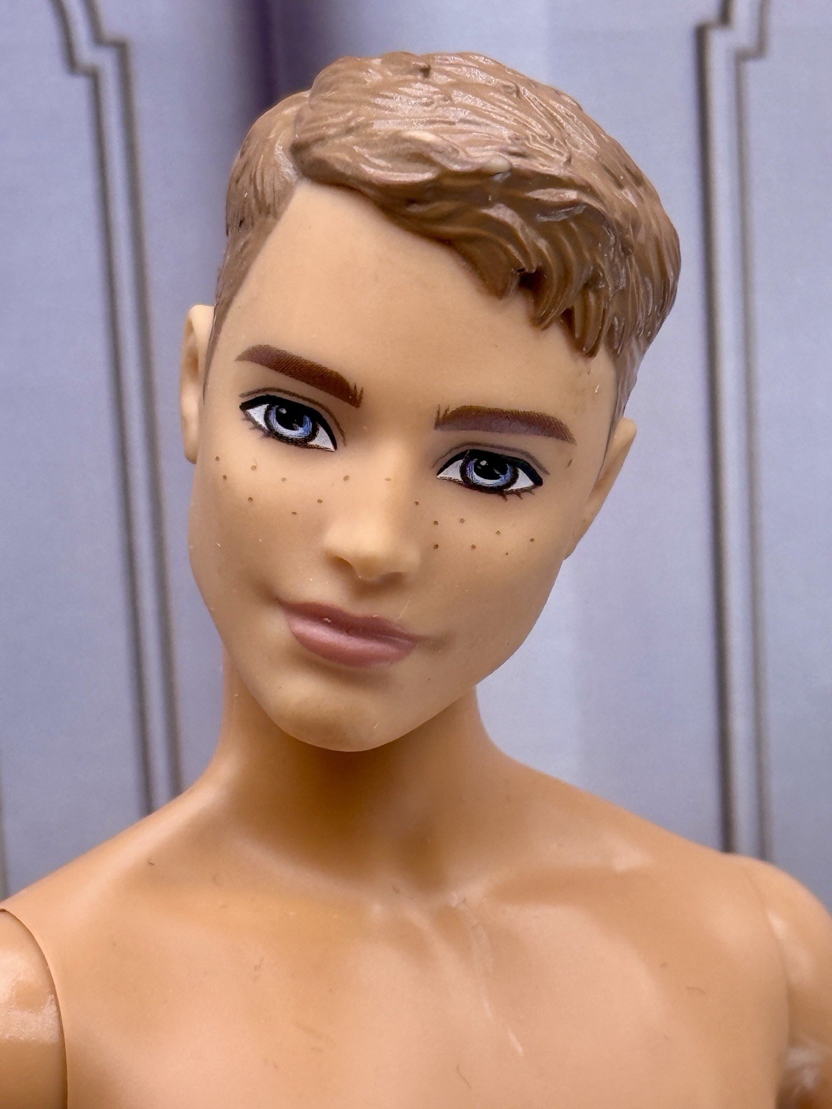 Custom 2016 KEN Hybrid Model MUSE?Doll~Red Brown Hair~Blue Eyed Hottie!