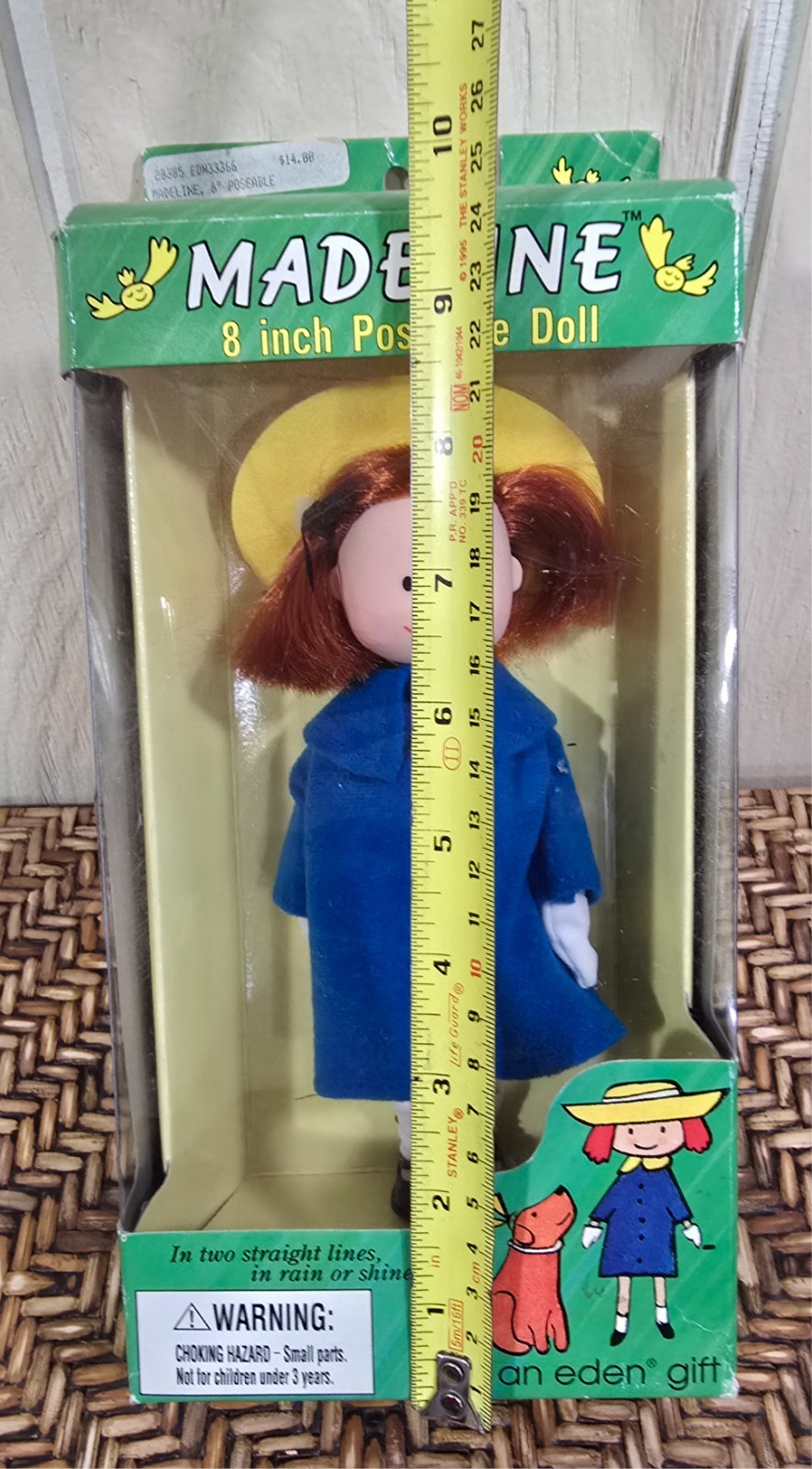 MADELINE 8″ Poseable Doll 1996 Vintage W/Box