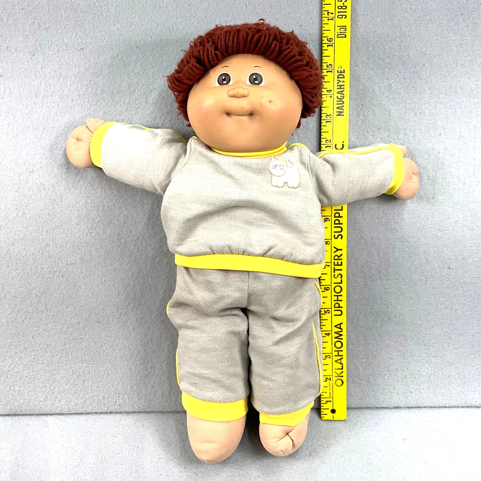 Cabbage Patch Doll Appalachian Art Coleco 1978 1982 Red Hair Brown Eyes Signed
