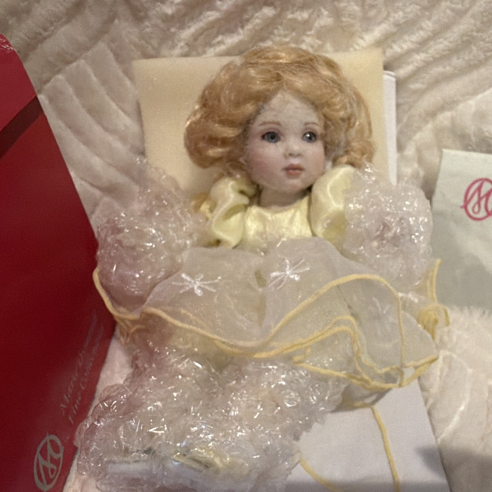 Marie Osmond Daisyetta Fairy Tot 5in Porcelain Girl Doll COA Signed Box