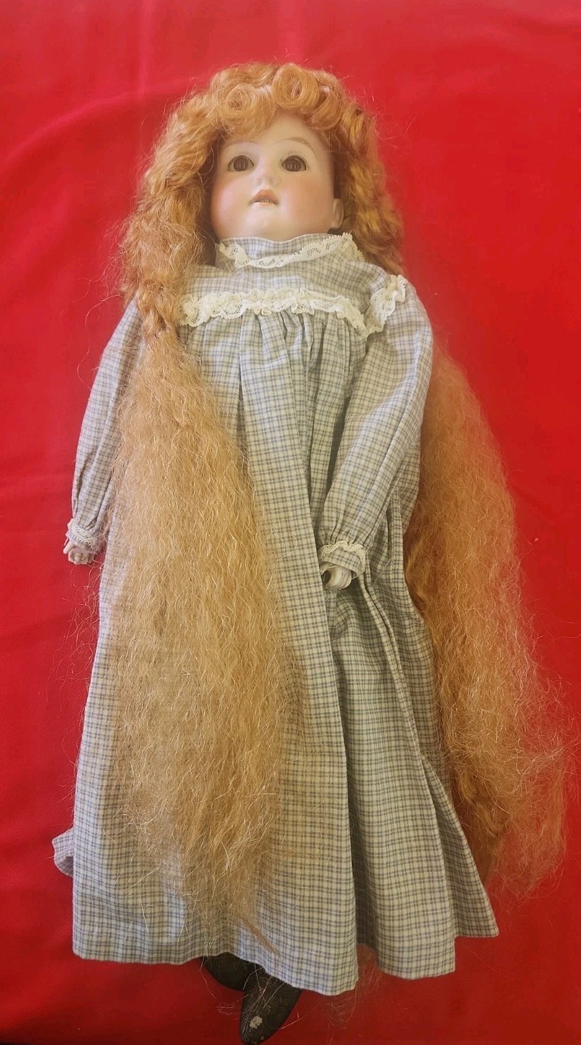 Antique Doll 370 Armand Marseille 18” Wig