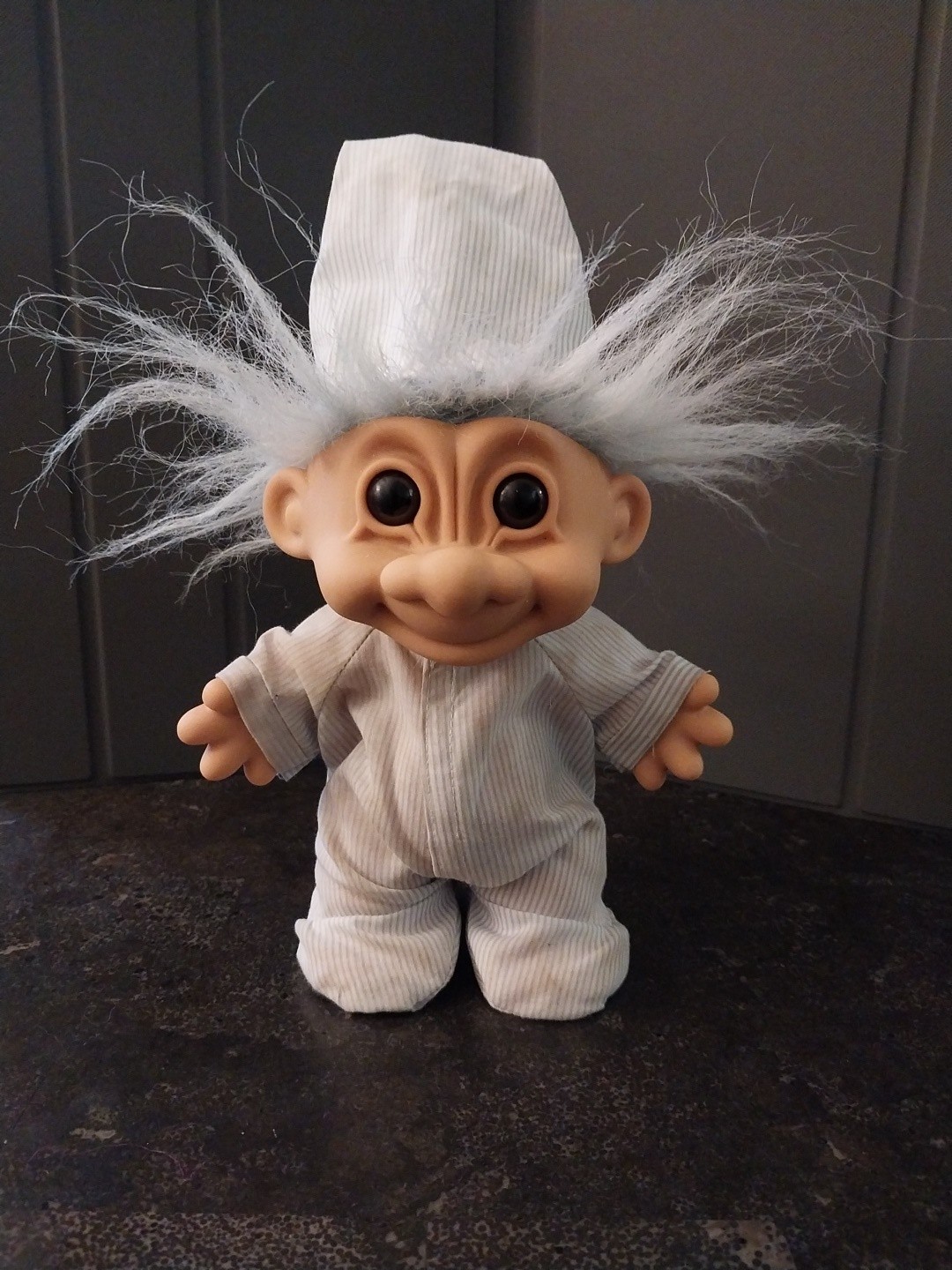 Vintage-8.5″ Russ Troll Doll Bedtime/Sleepy Time Pajamas W/Flap Adorable!!