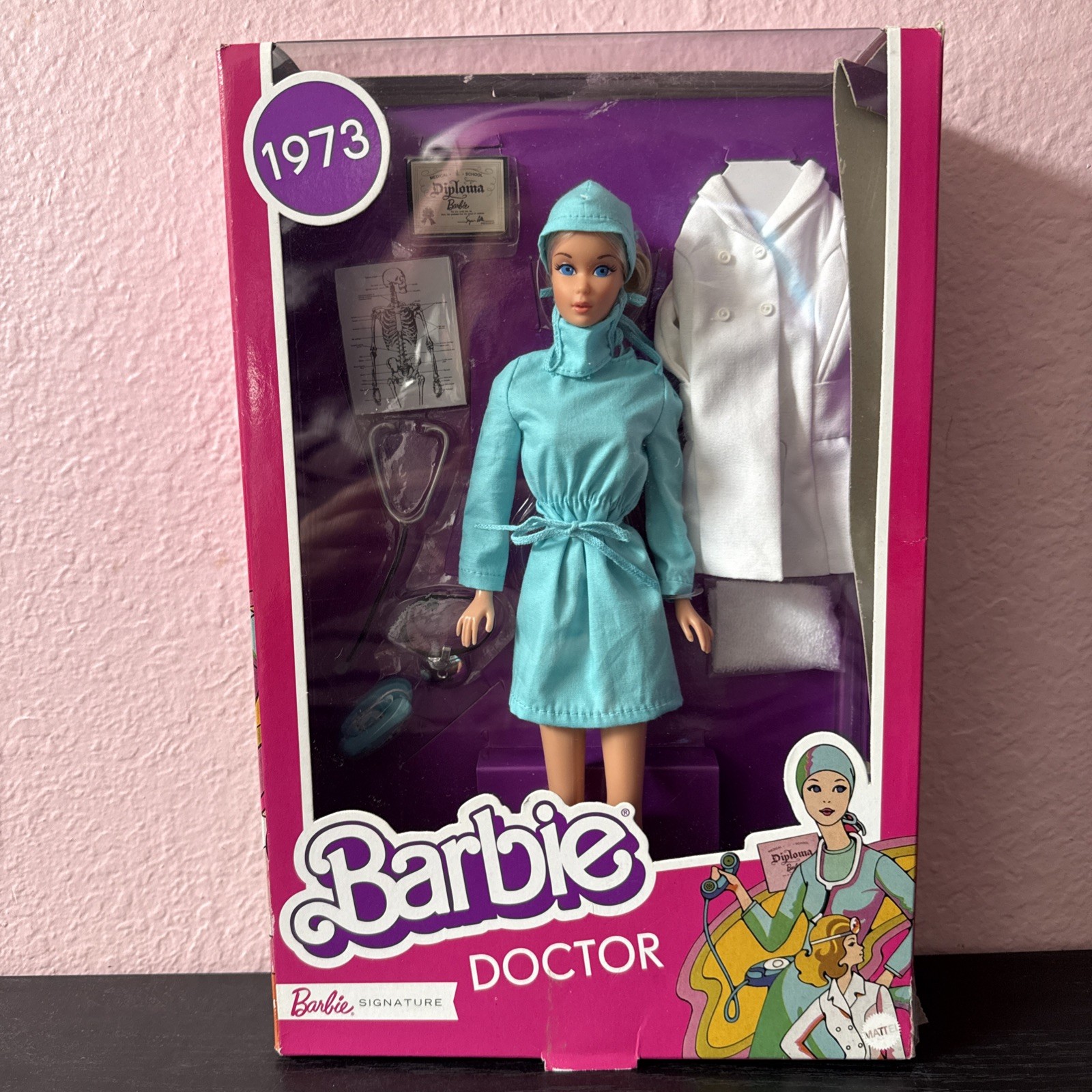 1973 Doctor Barbie Doll Exclusive Black Label Reproduction New 2020