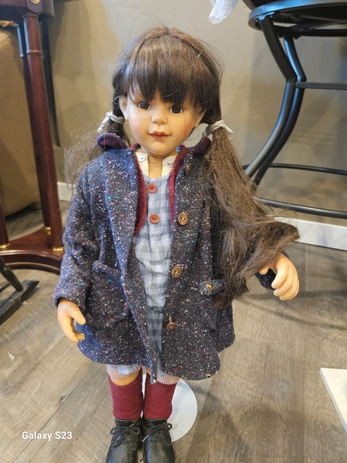 Artist Doll Susi Bucket Vinyl Gotz Doll 62cm
