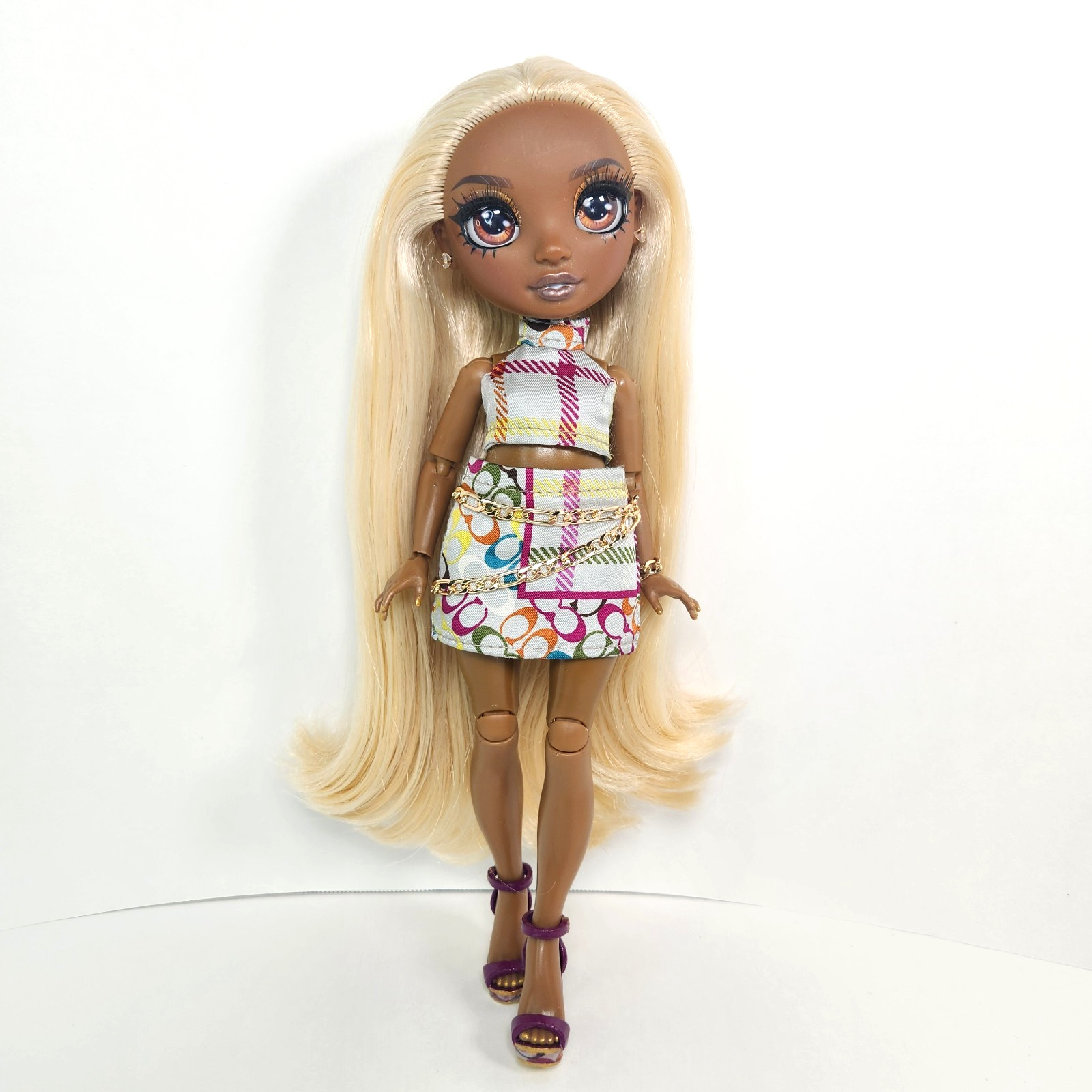 Rainbow High Pacific Coast Harper Dune Fashion Doll Custom OOAK Outfit & Shoes