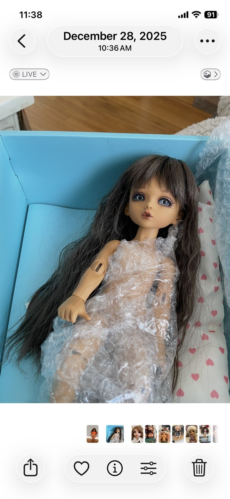 Bimong Doll Chuu YoSD With Custom Face Up and certification