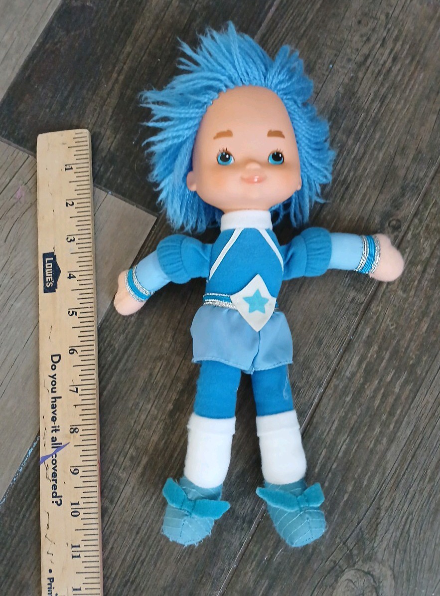 Rainbow Brite Buddy Blue 11″ Vintage Doll Hallmark Collectable