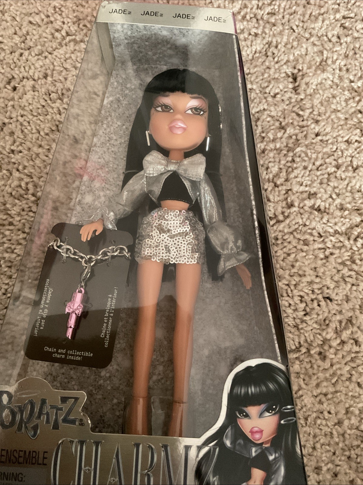 Bratz Charmz Jade 10” Fashion Doll 2026 7pc MGA 035051599357 New In Box Sealed