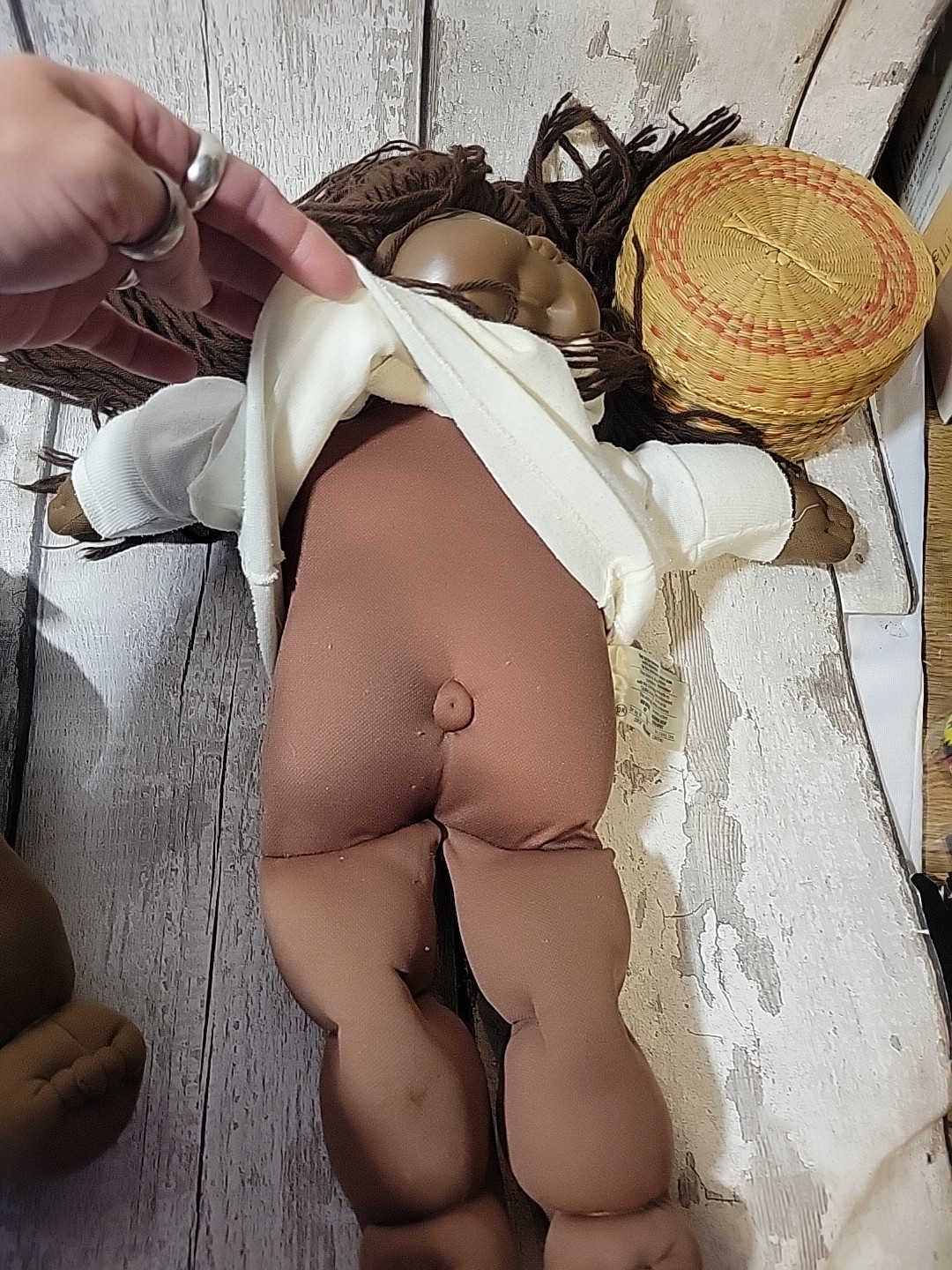 2 Cabbage Patch Black African American Boy & Girl / Both-1978 1982- Vintage