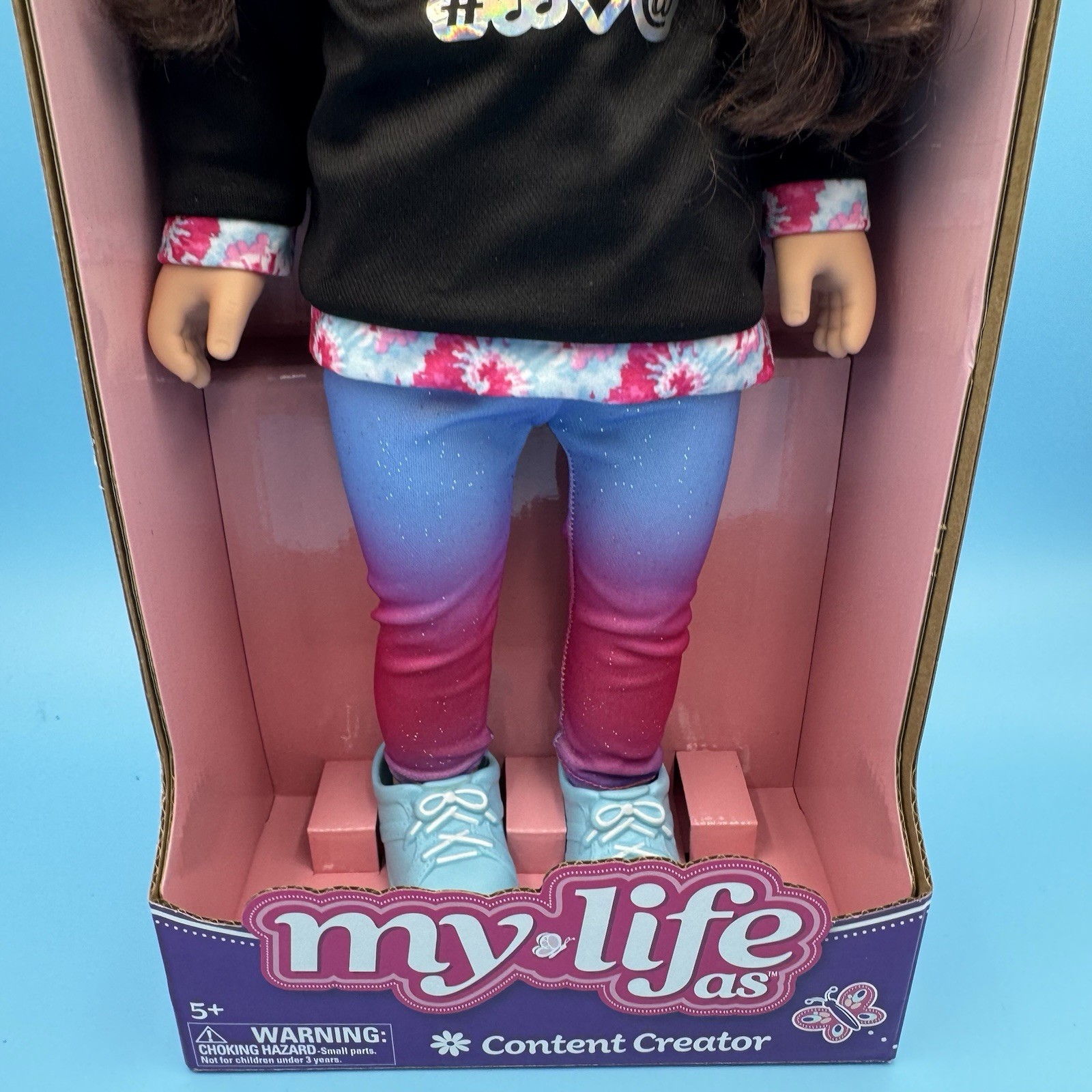 My Life As Poseable Content Creator Vlogger 18″ Doll, Dark Brunette Hair NEW ?