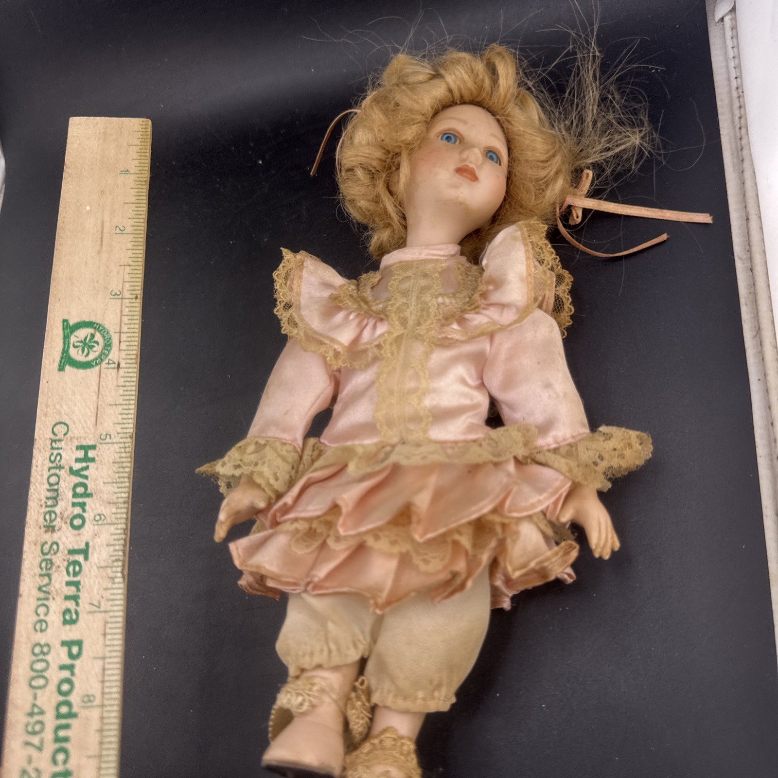 Vintage 10″ Porcelain Doll (Pre-Owned)