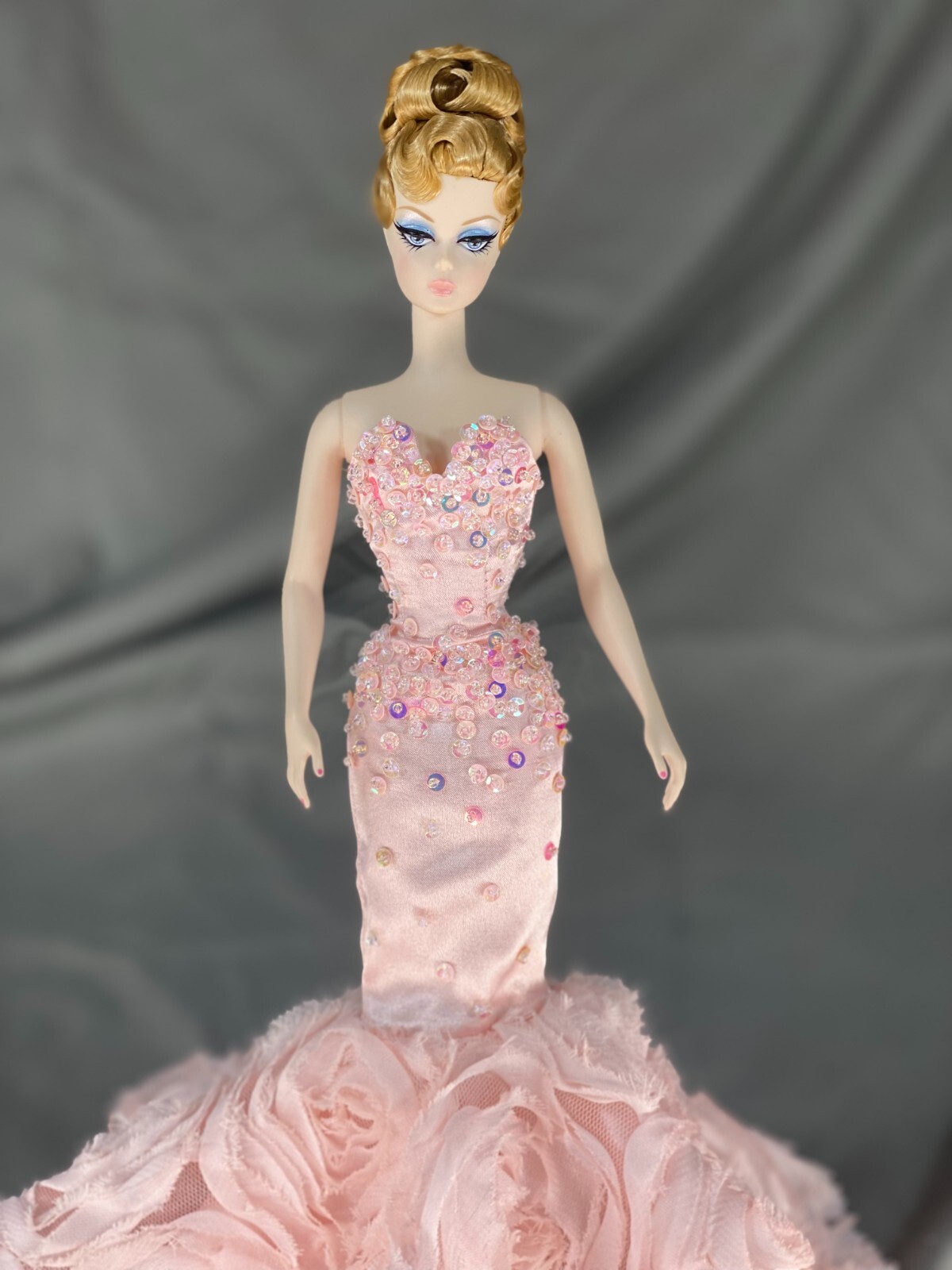 Mermaid Gown Handmade Atelier 4 Silkstone Barbie Fashion Model Doll Poppy Parker
