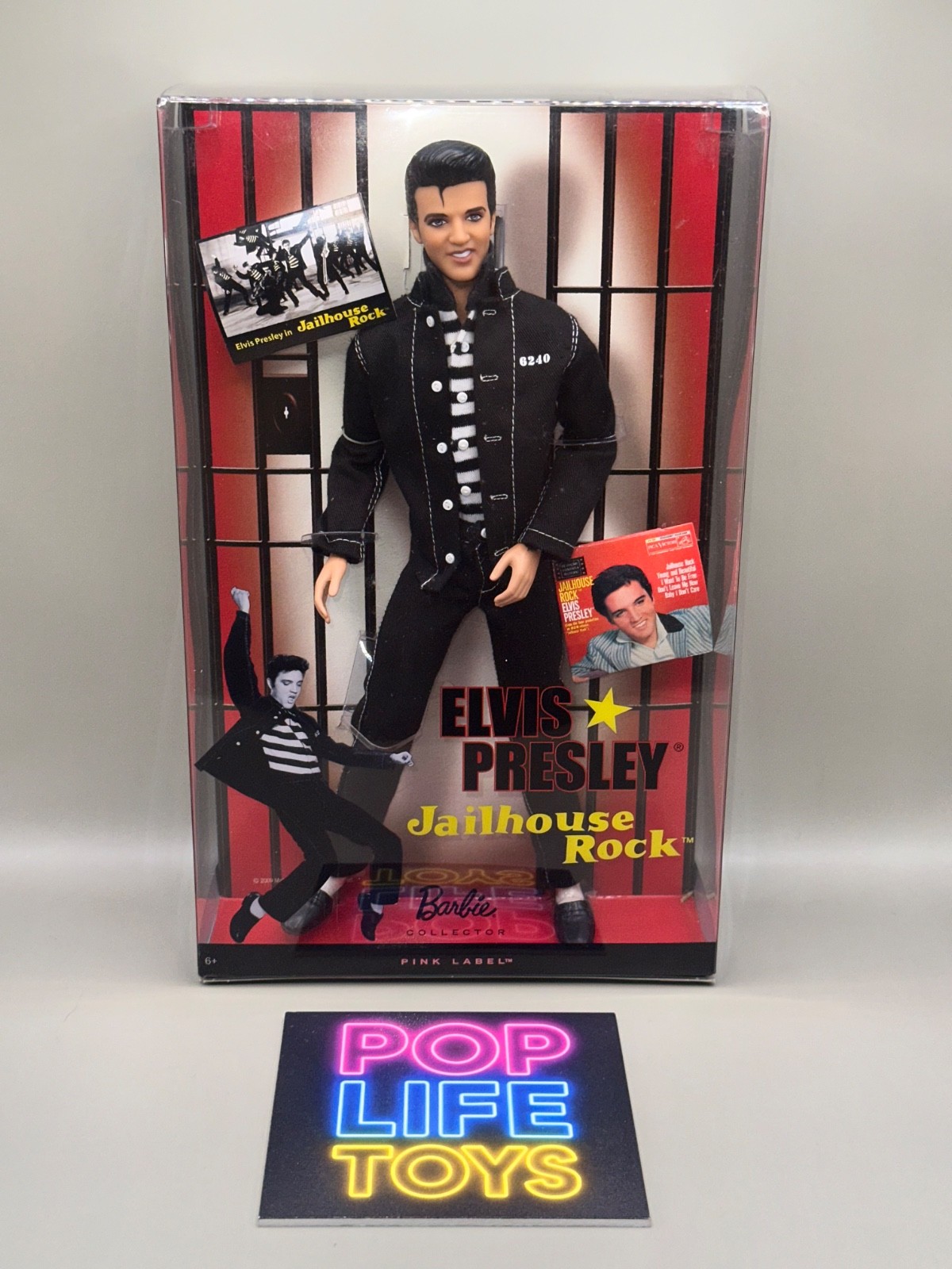 2009 Mattel Barbie Pink Label “Elvis Presley Jailhouse Rock” #R4156 *NRFB*