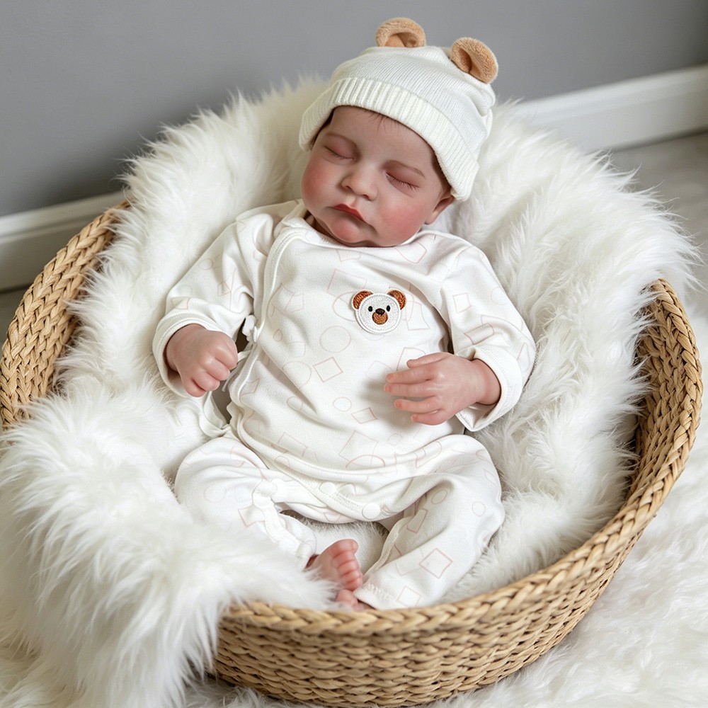 16″ Handmade Soft Vinyl Silicone Reborn Baby Dolls Realistic Newborn Doll Gifts