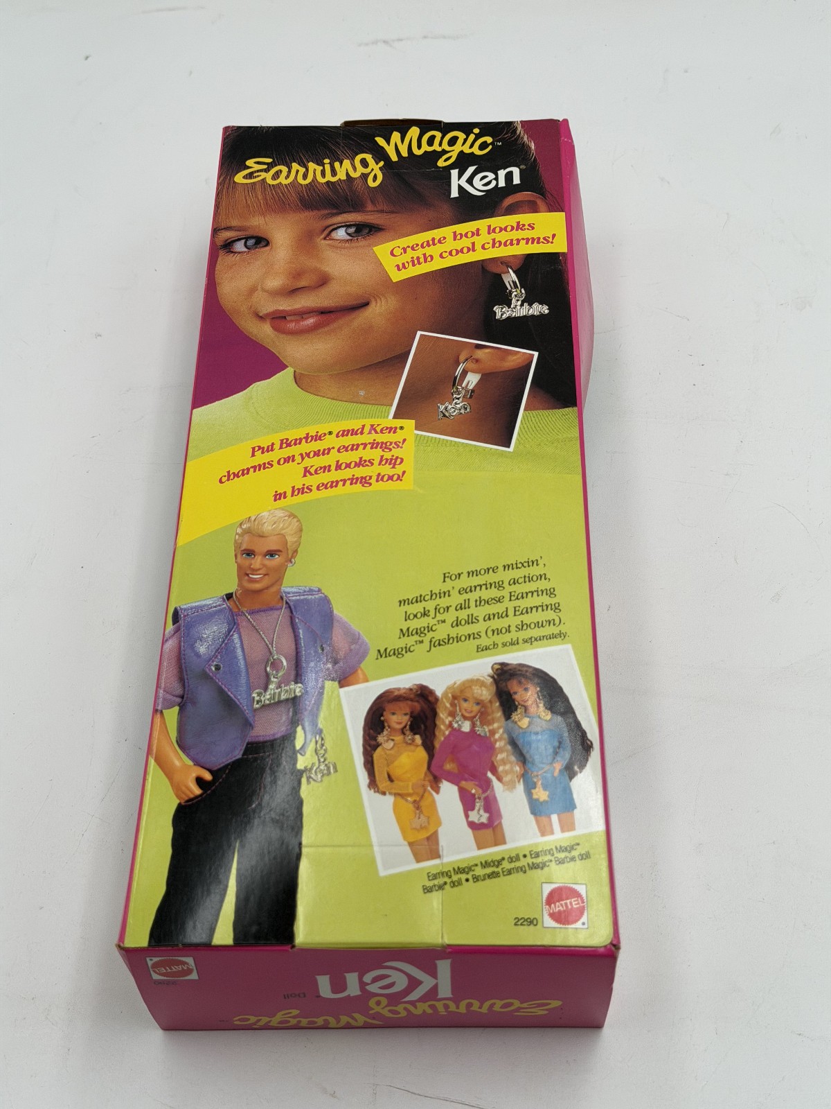 Earring Magic Ken Barbie Mattel #2290 Vintage 1992