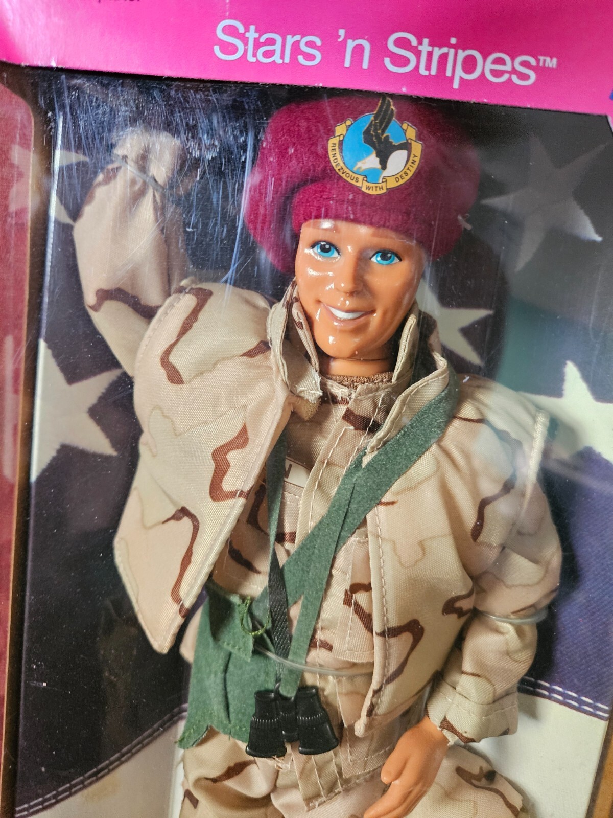 Barbie: Army Ken Stars ‘n Stripes doll caucasion