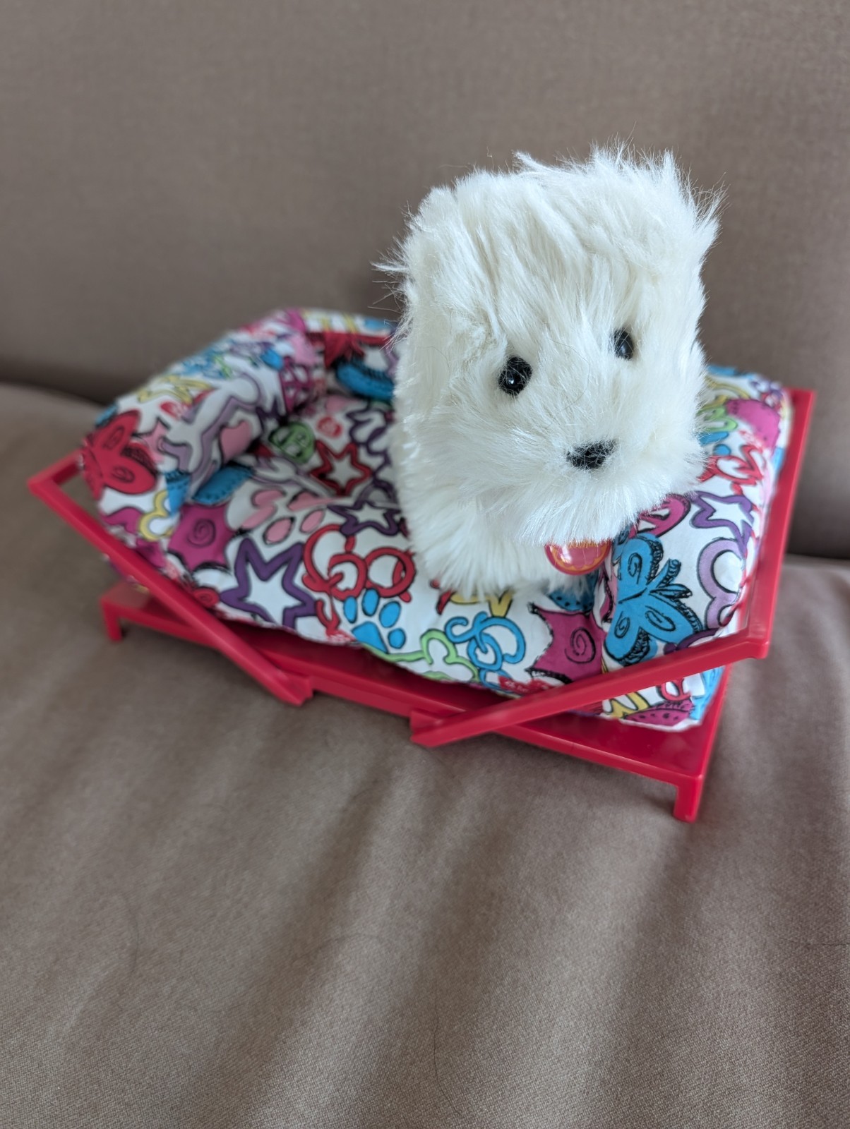 American Girl Funky Dog Bed And Dog Coconut Both Retired 2016