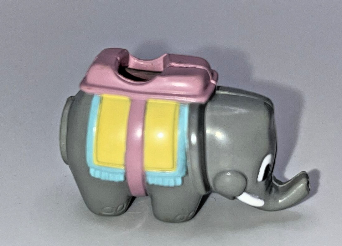 Polly Pocket Elephant Only Pen Pal Pencil Topper 1992 Bluebird Toys Vintage