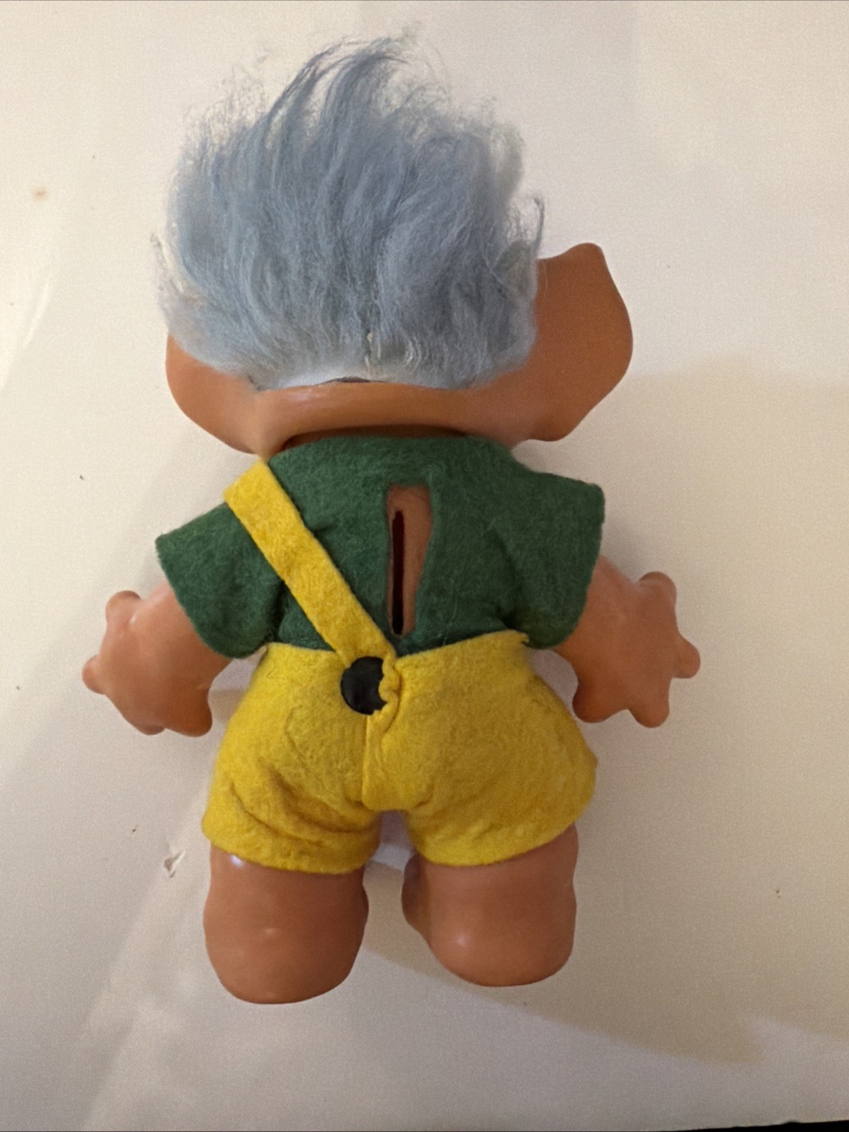 Two Vintage Thomas Dam 1960s Troll Doll 7 Inch Banks (H)