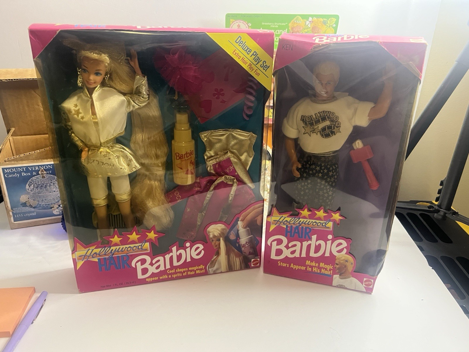 Mattel Hollywood Hair Barbie And Ken Dolls