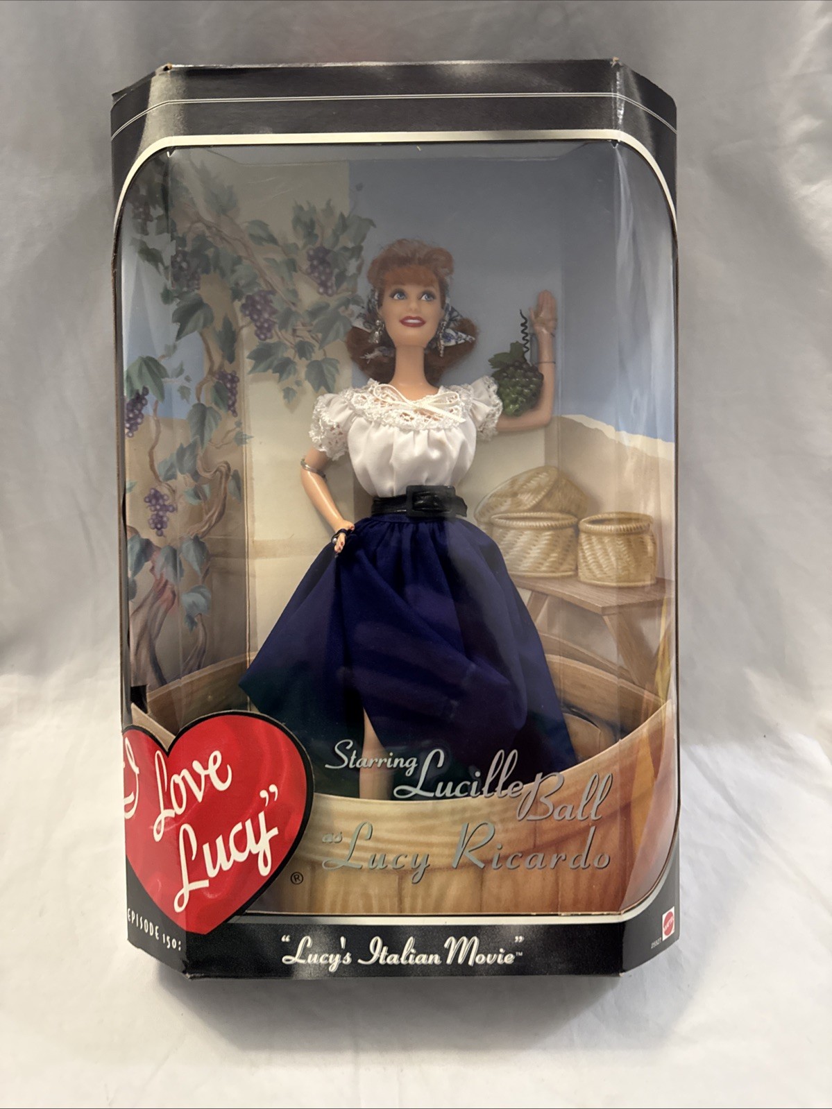 VTG 1999 Barbie I Love Lucy “Lucy’s Italian Movie” Mattel #25527 Episode 150 New
