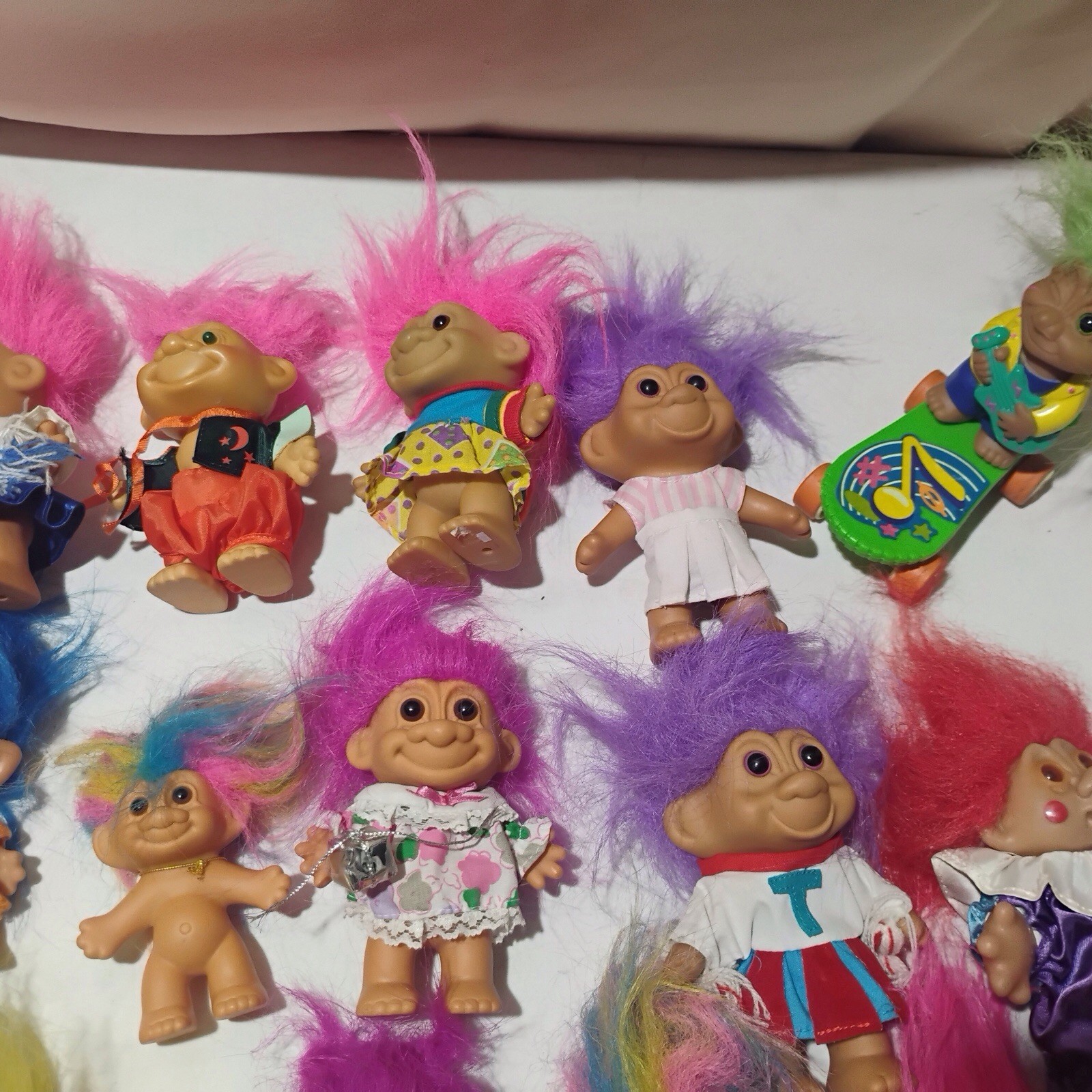 Vintage Russ Ace Troll Assorted Mixed Dolls Figures Lot of